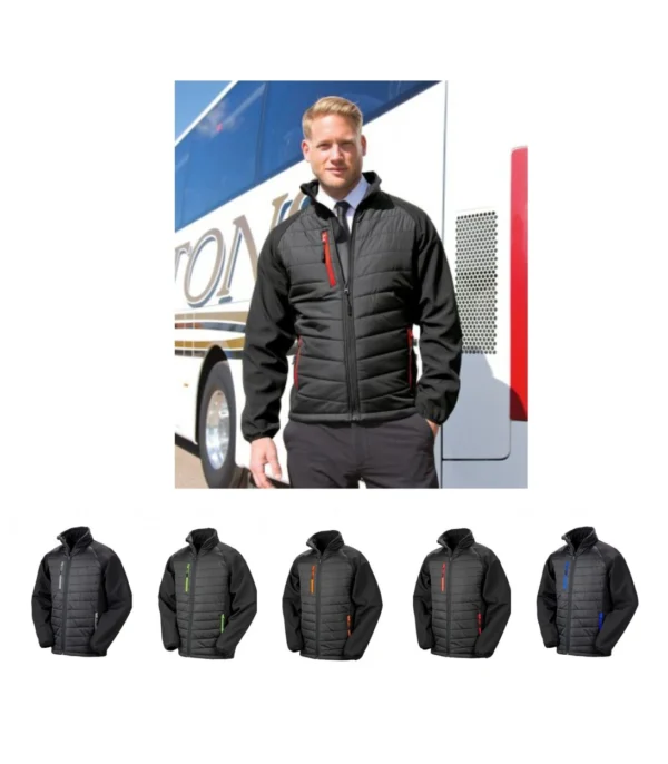 Result RS237 Black Compass Padded Jacket